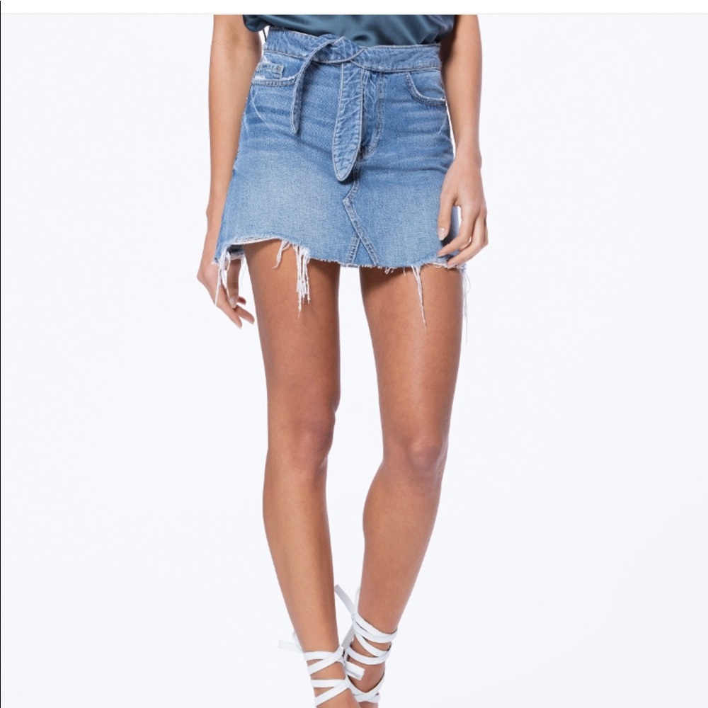 PAIGE DENIM SKIRT SPRING/SUMMER 2018